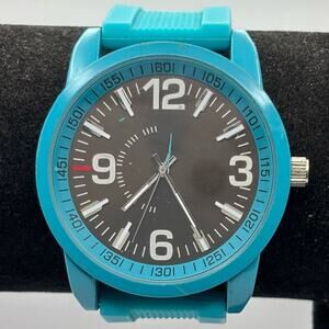 Blue & Black Men's Watch